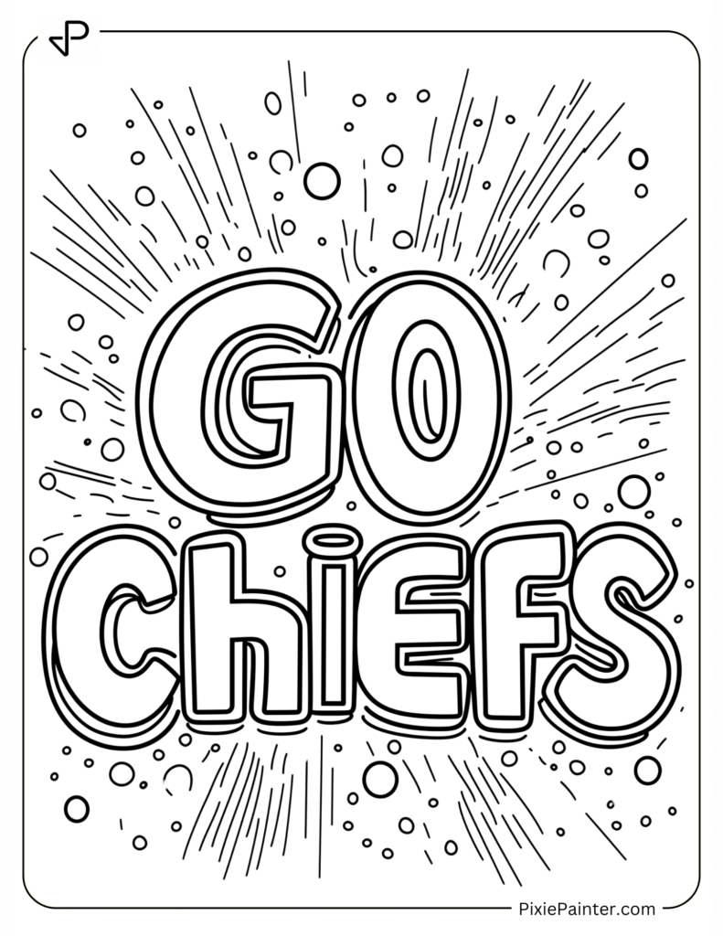 Giant “Go Chiefs!” Banner for Fans