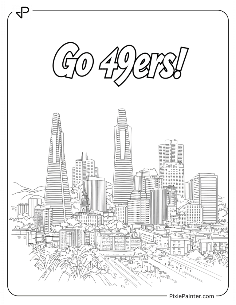 22 Printable 49ers Coloring Pages [Free PDFs]