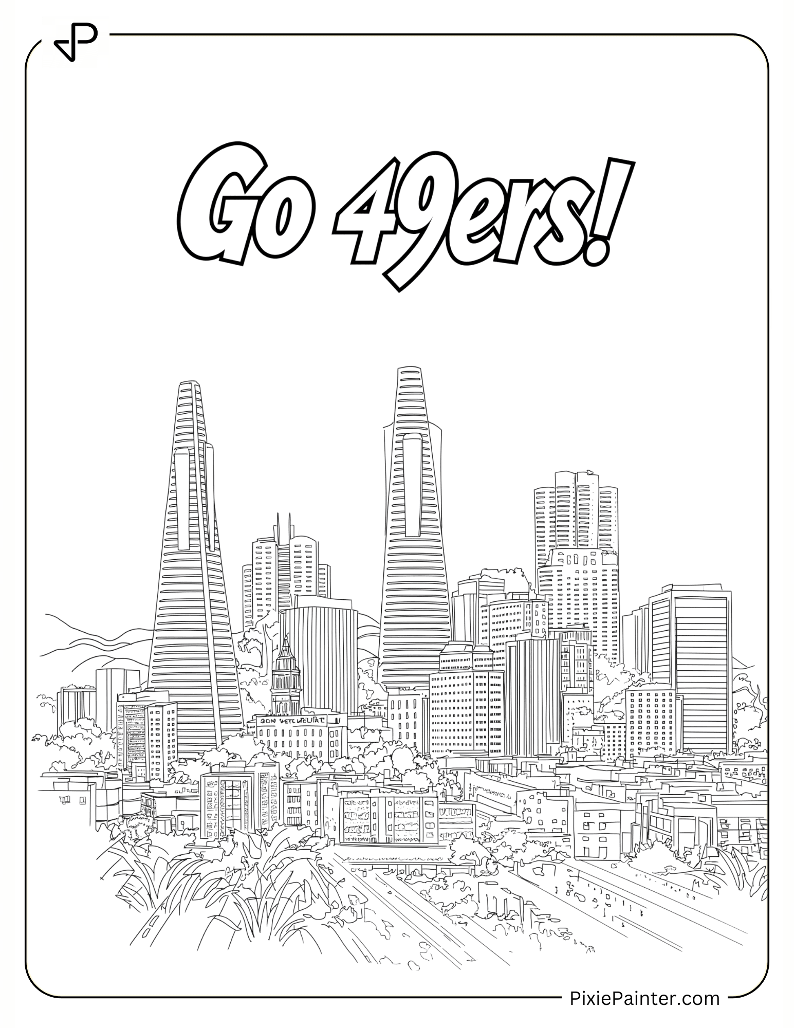 22 Printable 49ers Coloring Pages [Free PDFs]