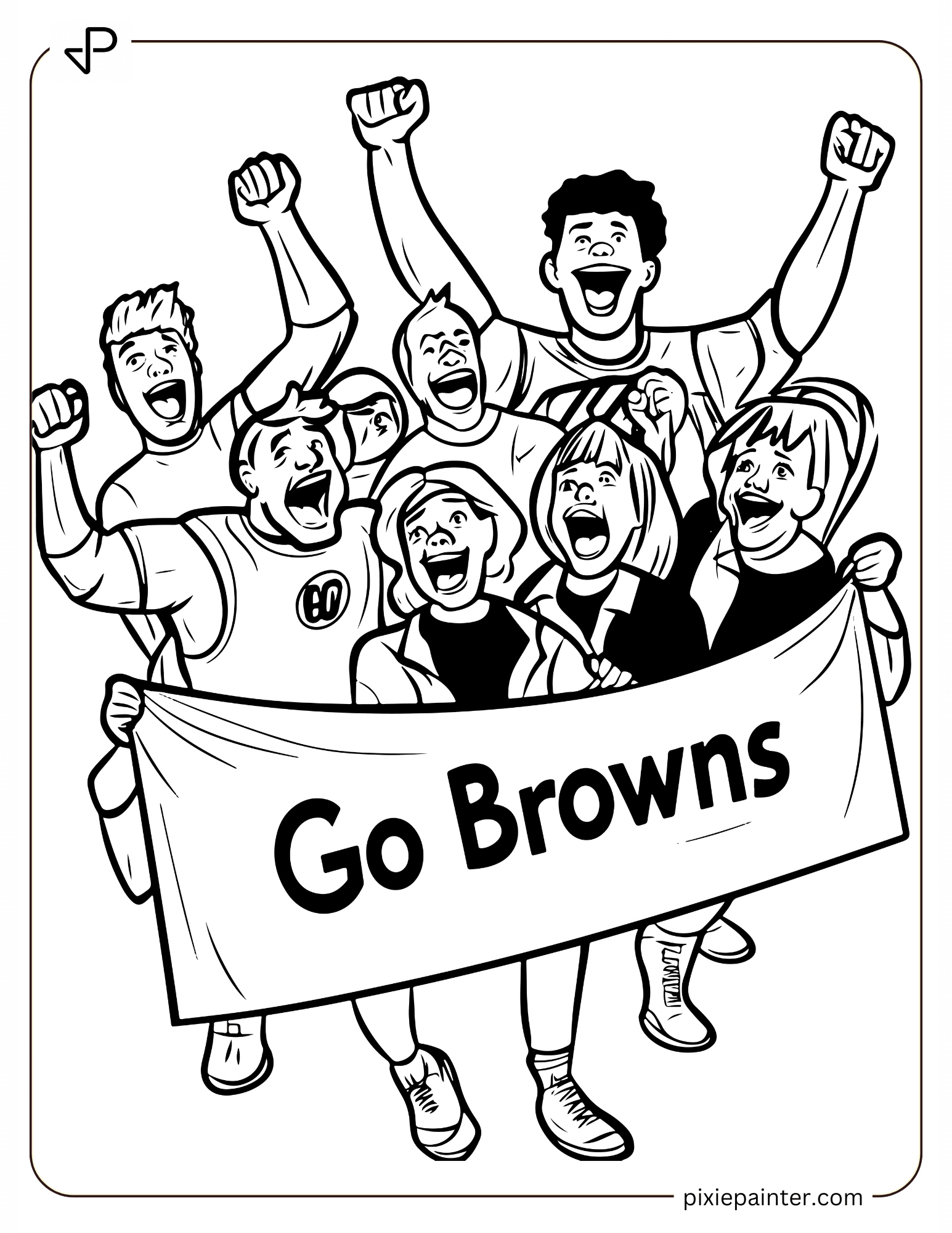 17 Cleveland Browns Coloring Pages [Free PDFs] - Pixie Painter