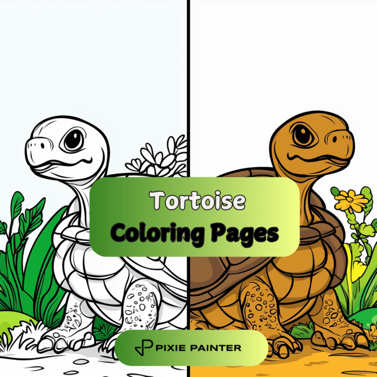 35 Tortoise Coloring Pages [Free PDFs]