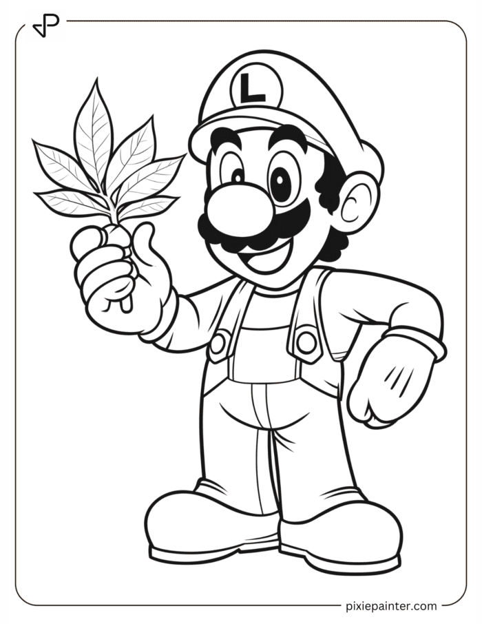 40 Super Mario Coloring Pages [Free PDFs] - Pixie Painter