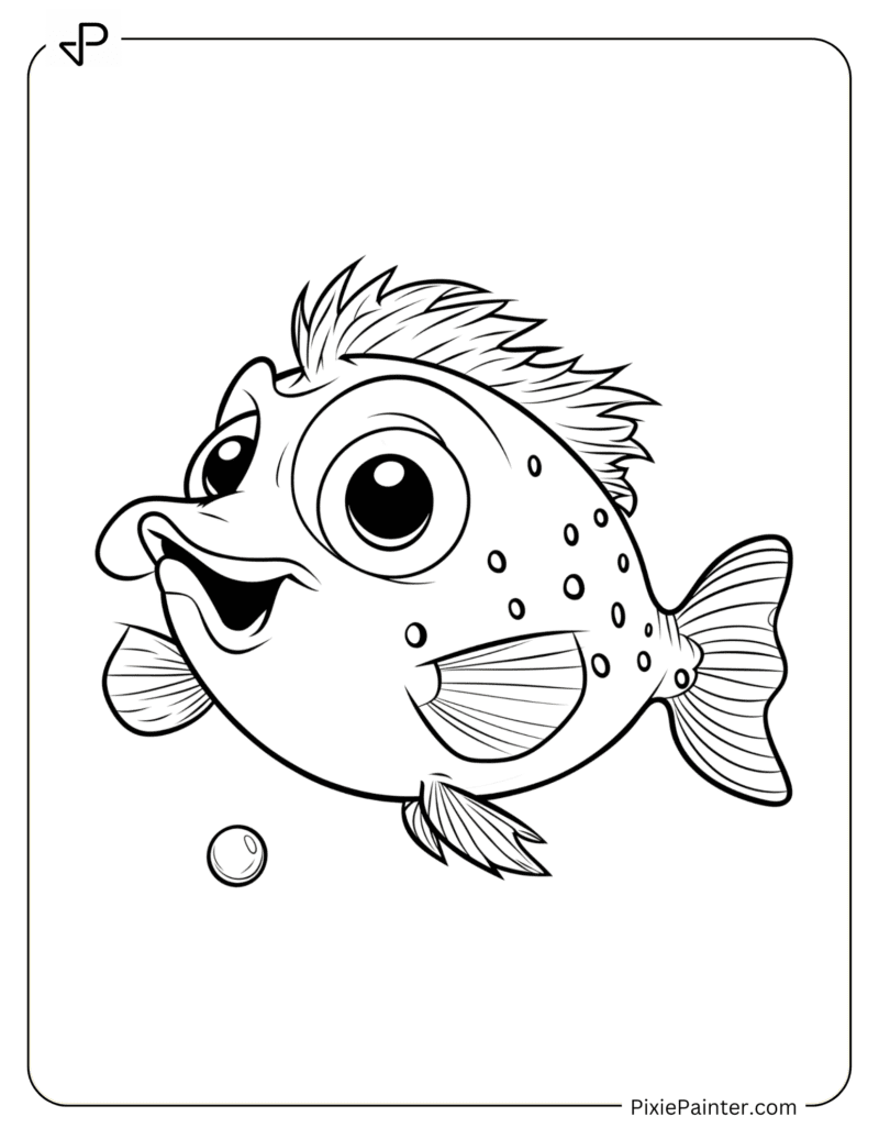 20 Pufferfish Coloring Pages [Free PDFs] - Pixie Painter