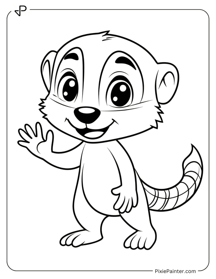29 Mongoose Coloring Pages [Free PDFs] - Pixie Painter