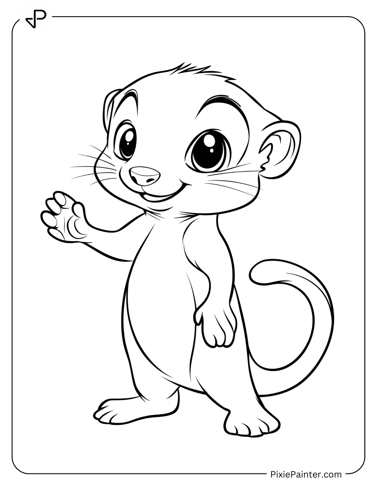 29 Mongoose Coloring Pages [Free PDFs] - Pixie Painter