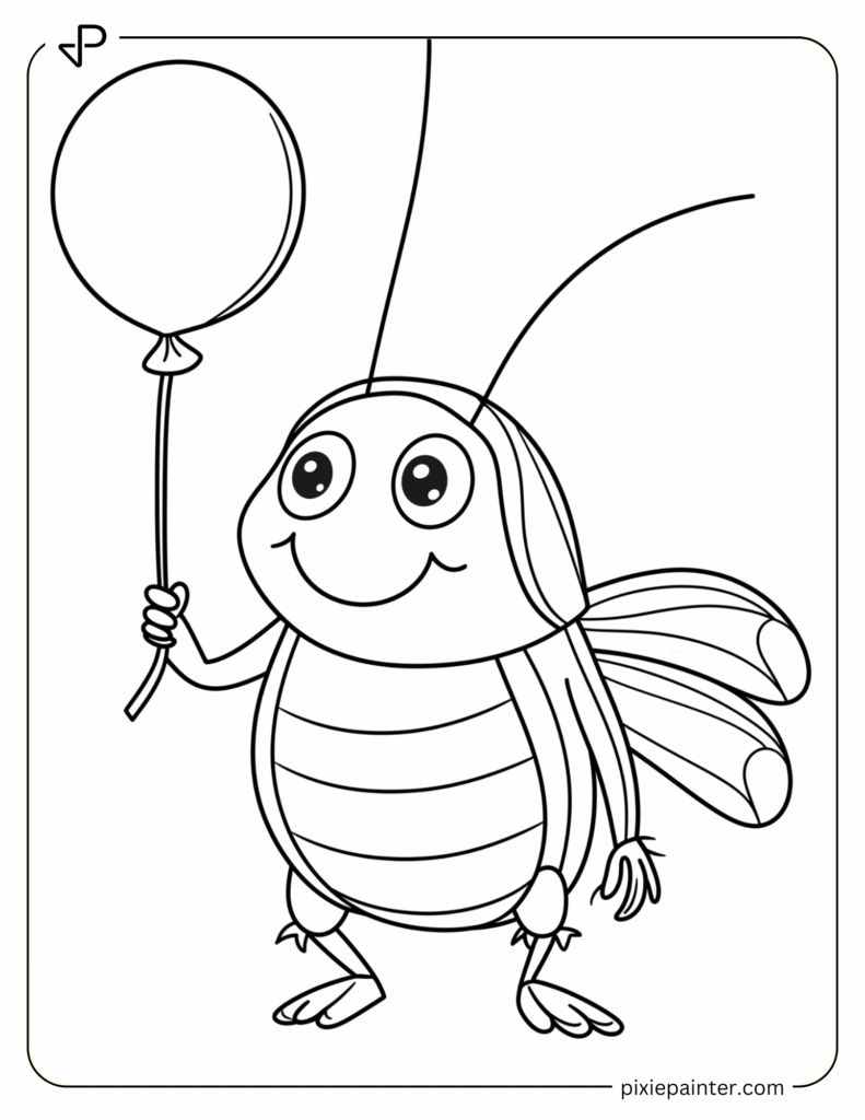 12. Cockroach Holding a Tiny Balloon