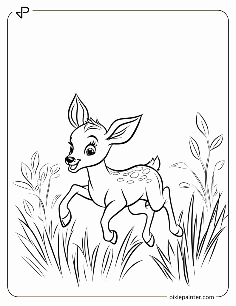 15. Baby Deer Running