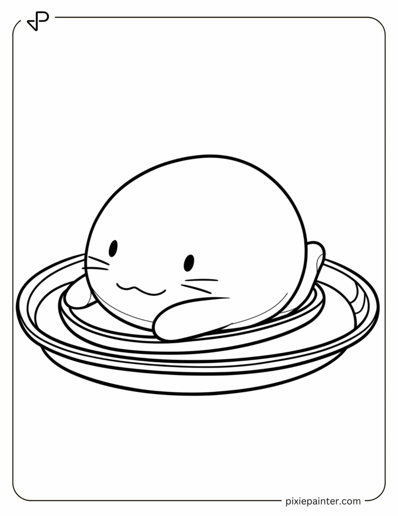 15. Gudetama Lying on a Plate