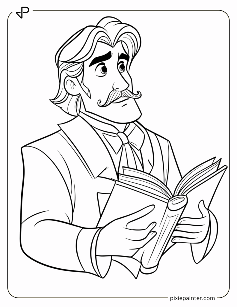 17. Ludwig Von Drake Holding a Book