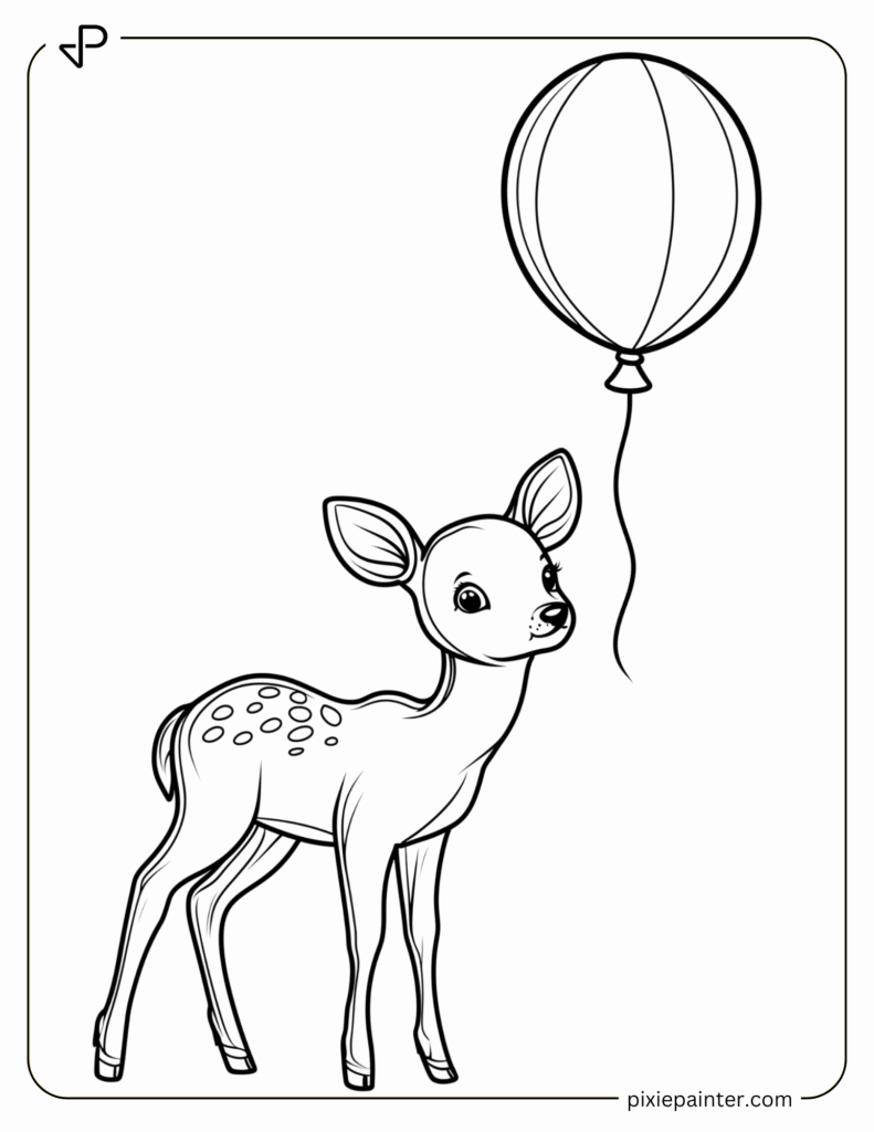 18. Baby Deer and a Floating Balloon