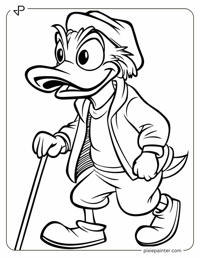 18. Scrooge McDuck Walking with a Cane