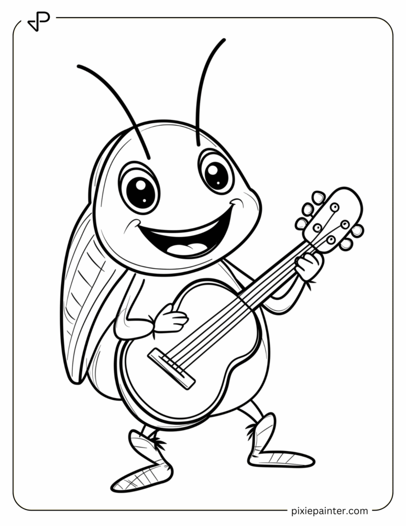 20. Cockroach Playing a Tiny Guitar