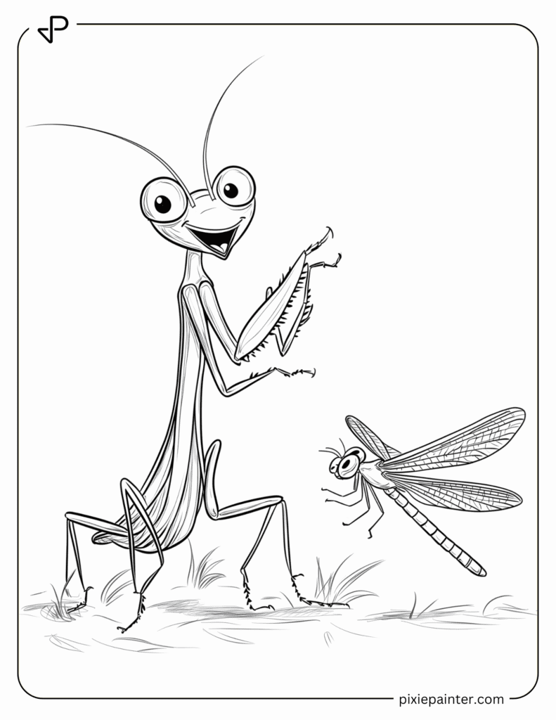 20. Mantis and Dragonfly Fun Time