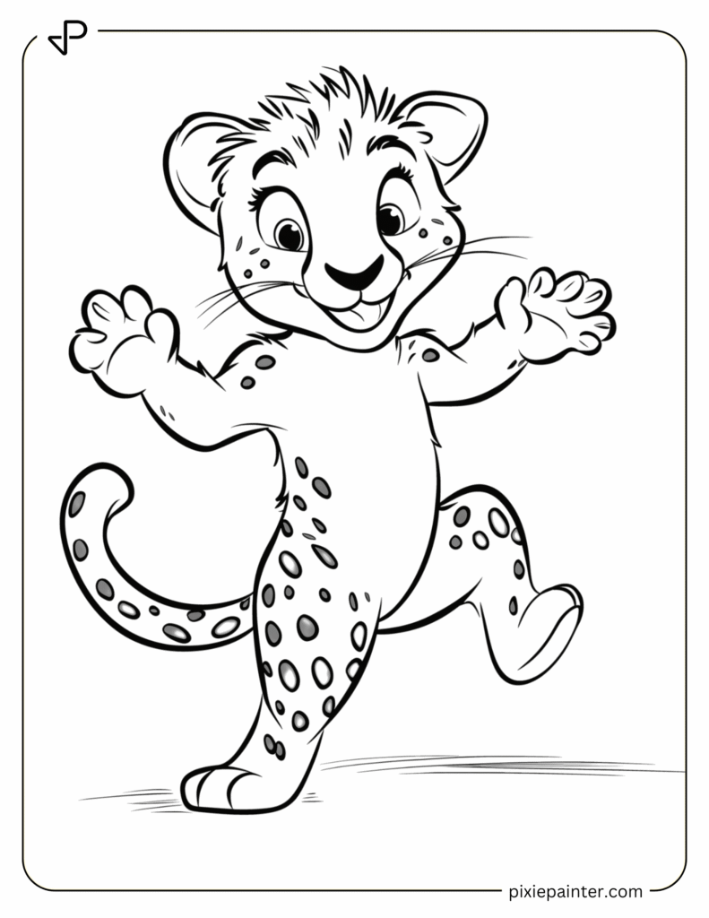 21. Baby Cheetah Dancing