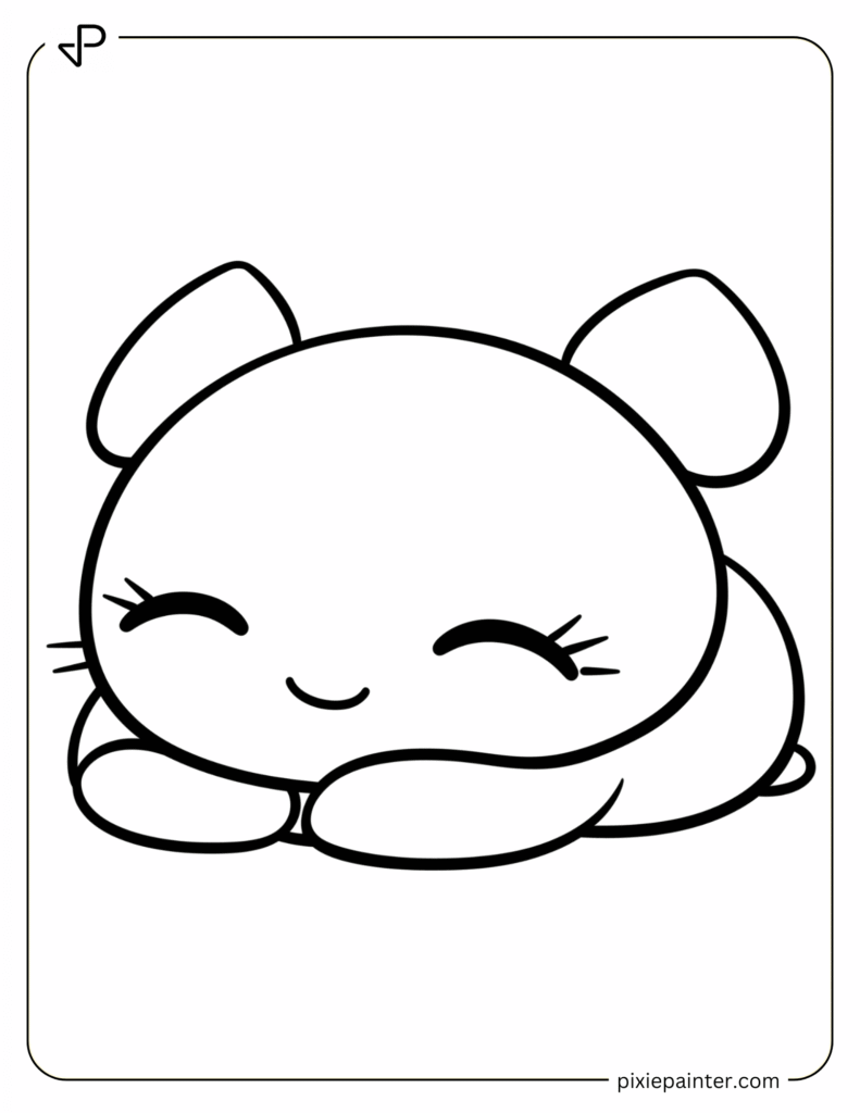 24. Pompompurin Sleeping Peacefully