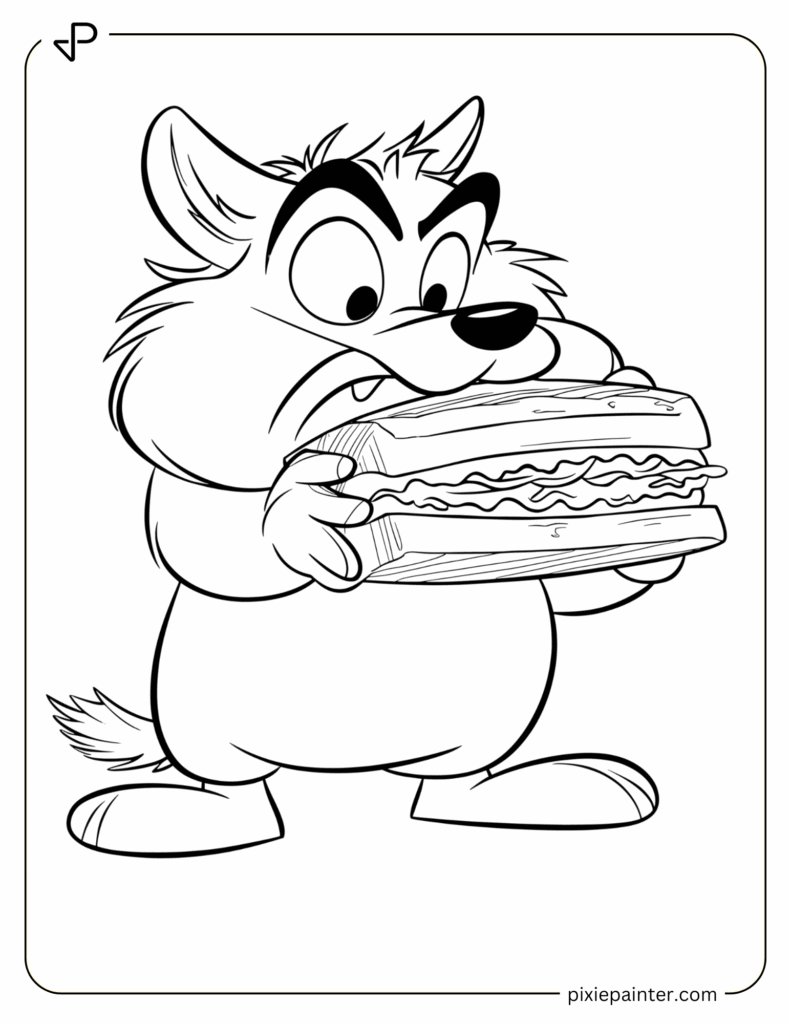 30. Pete Holding a Giant Sandwich