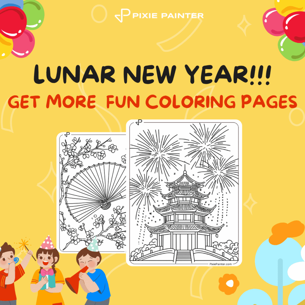 Lunar New Year Coloring Pages