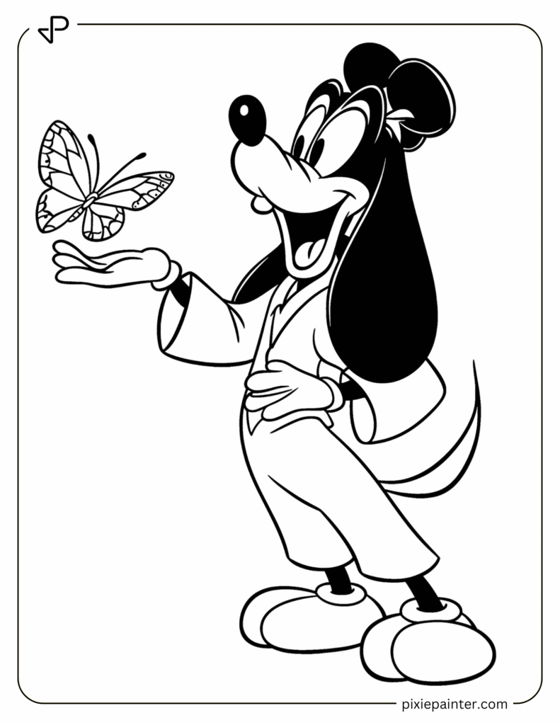 32. Goofy Trying to Catch a Butterfly