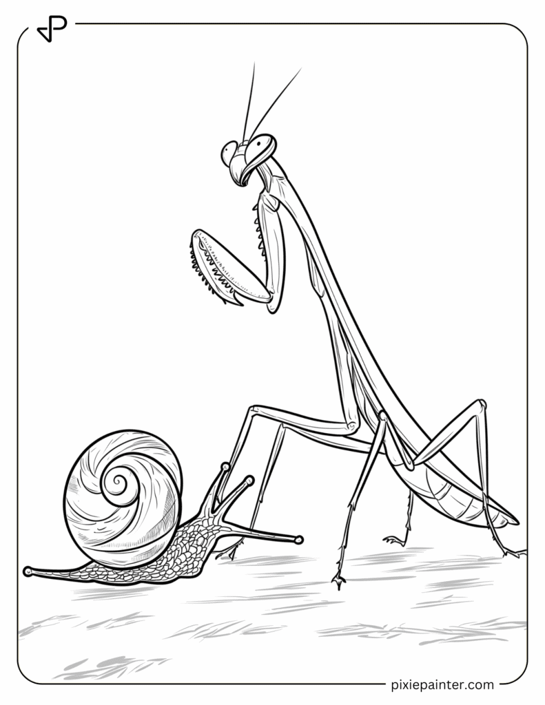 33. Mantis and Snail Meeting