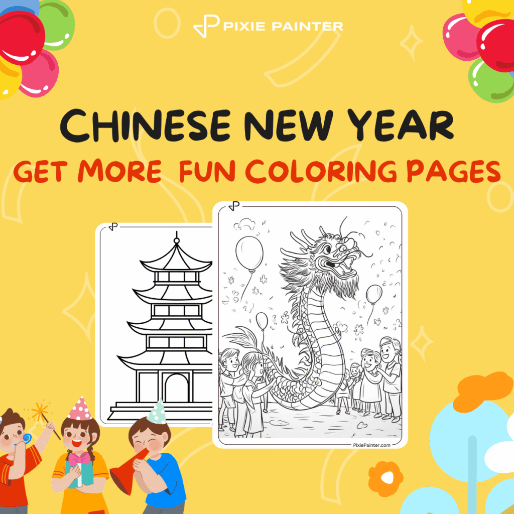 Chinese New Year Coloring Pages