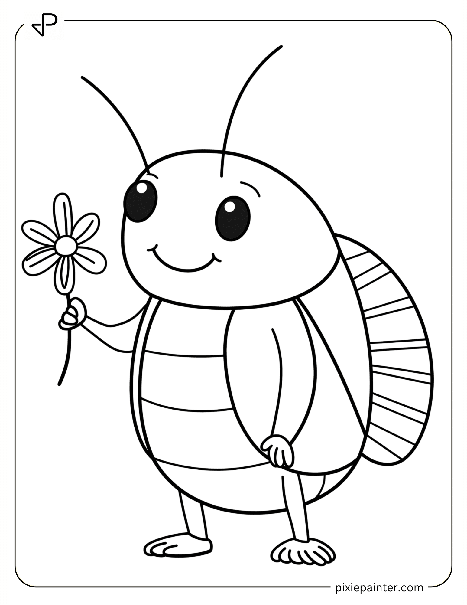23 Cockroach Coloring Pages [Free PDFs] - Pixie Painter
