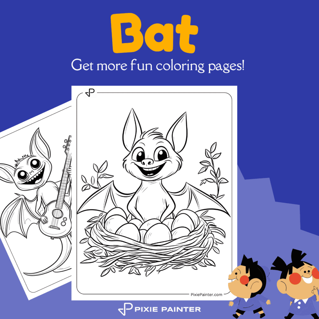 Bat Coloring Pages