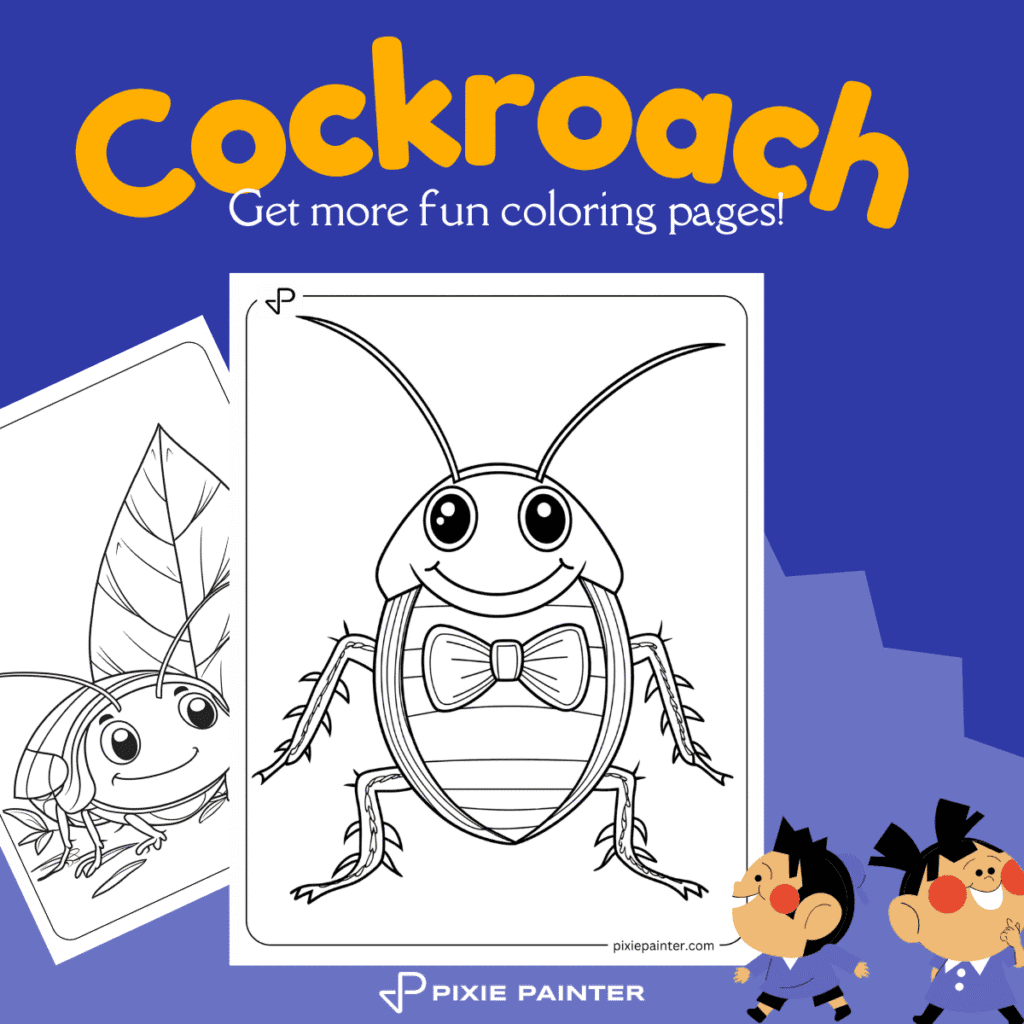 Cockroach Coloring Pages
