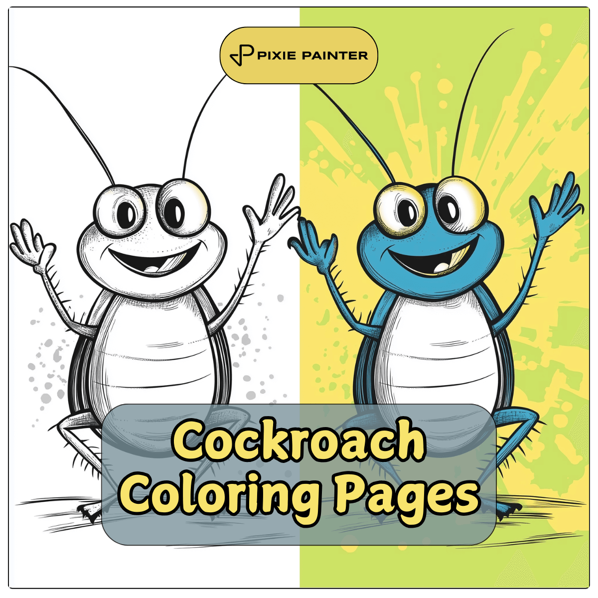 Cockroach Coloring Pages
