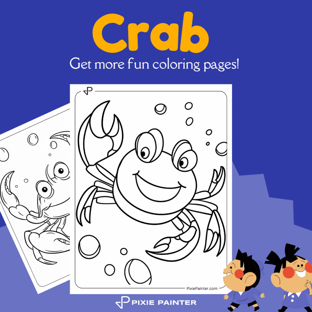 Crab Coloring Pages