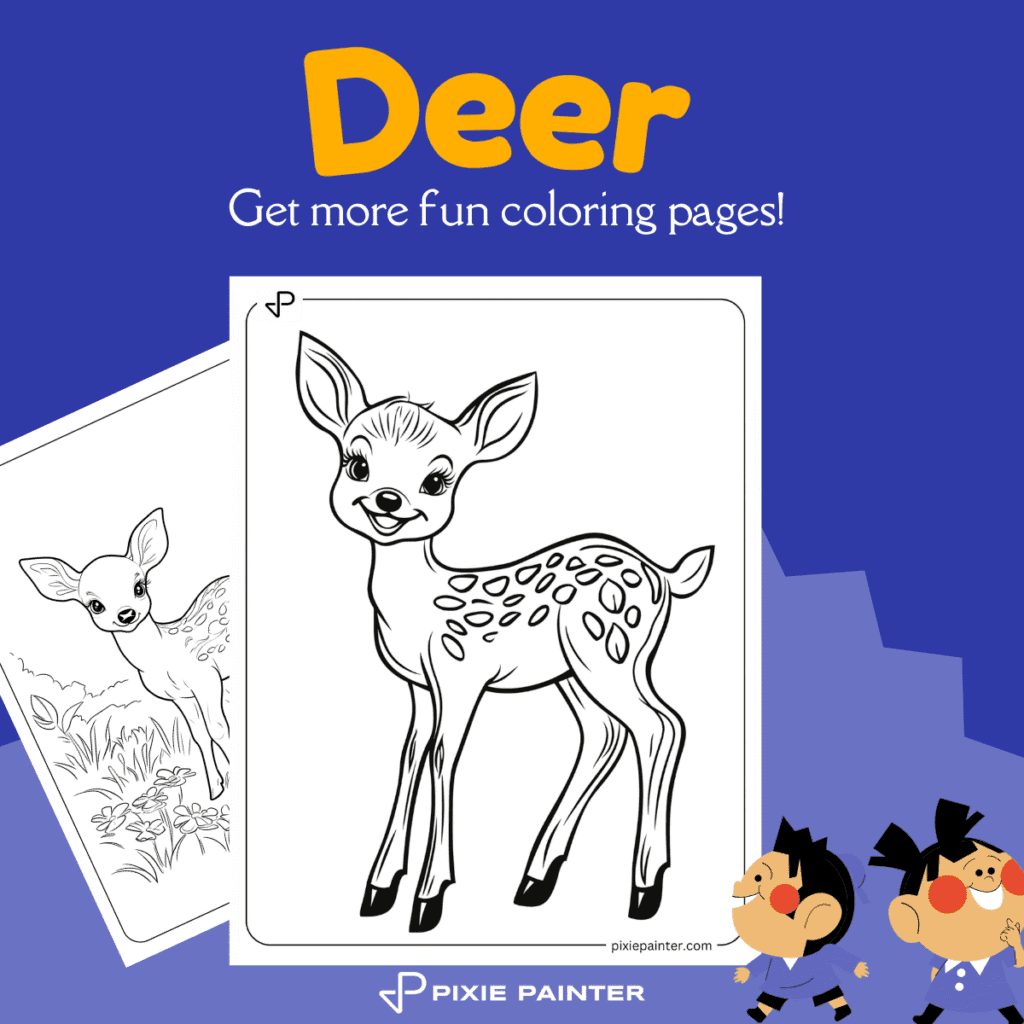 Deer Coloring Pages