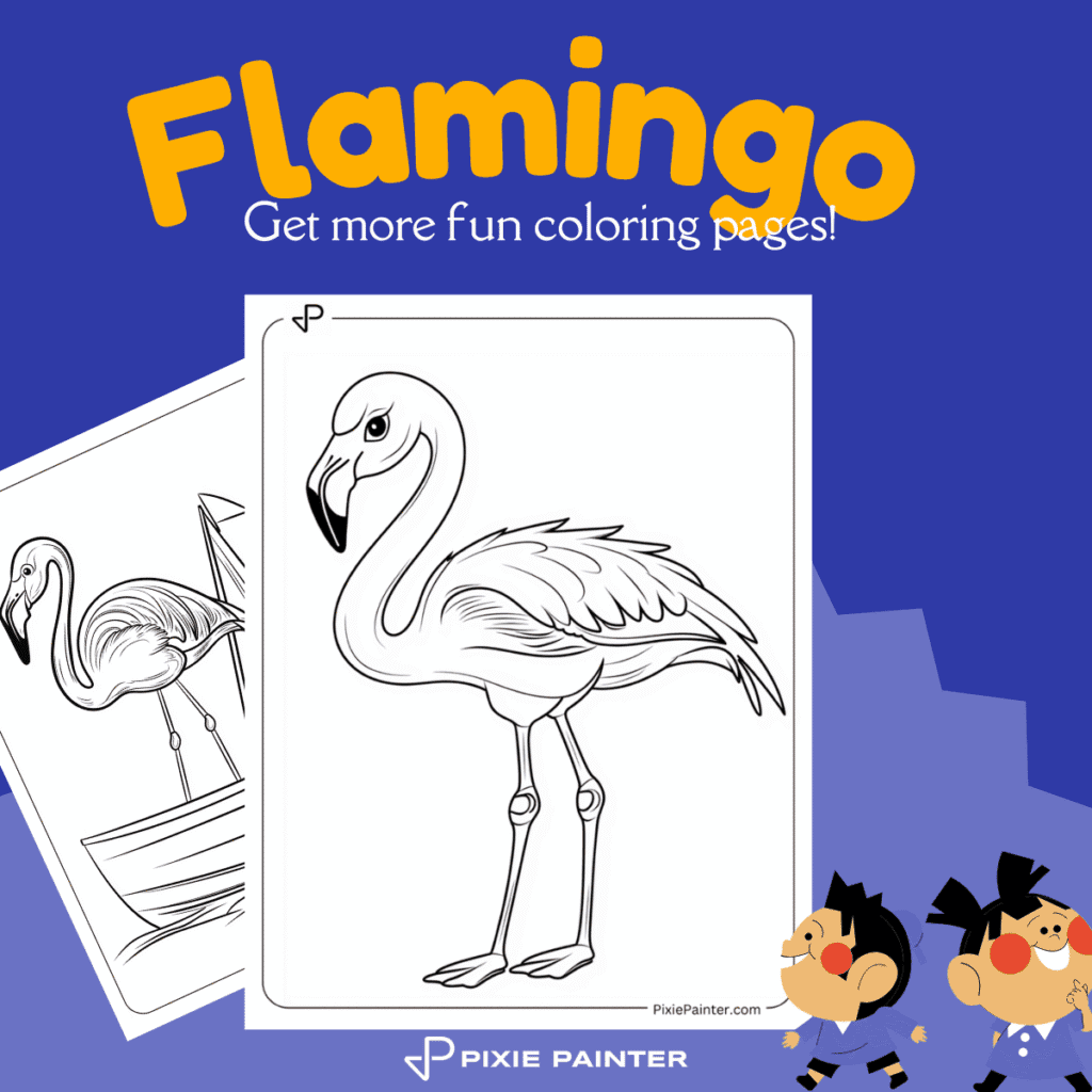 Flamingo Coloring Pages