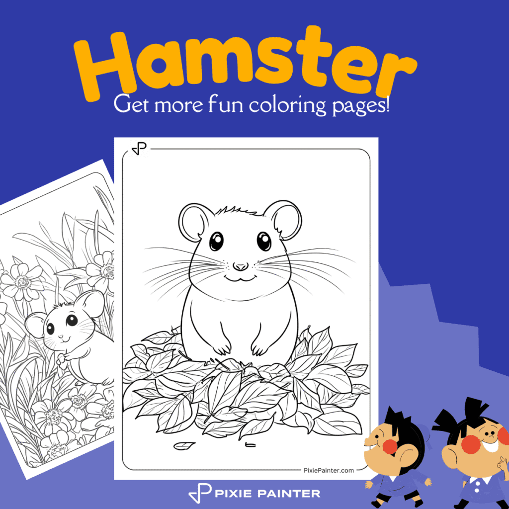 Hamster Coloring Pages