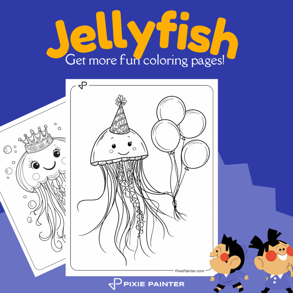 Jellyfish Coloring Pages