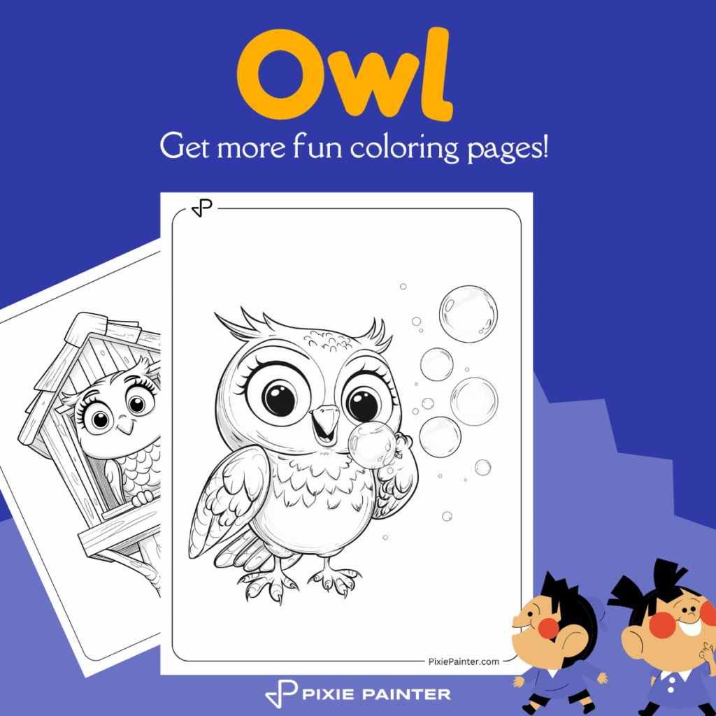 Owl Coloring Pages