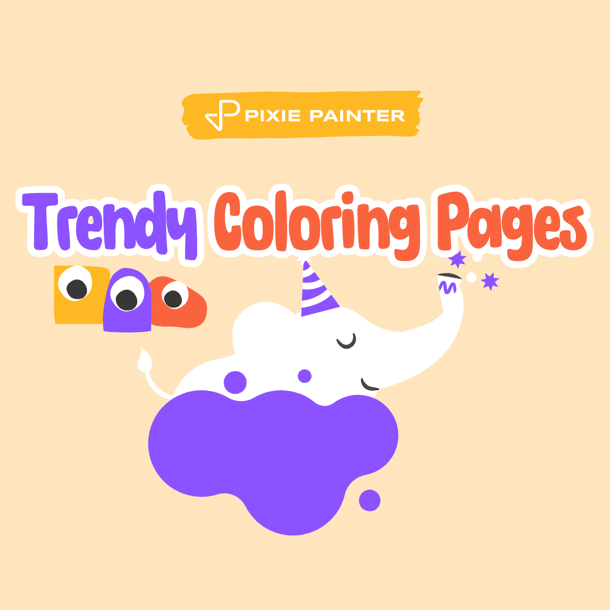Trendy Coloring Pages