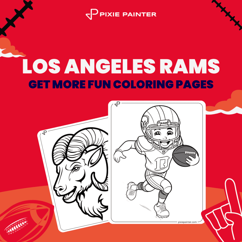 Los Angeles Rams Coloring Pages