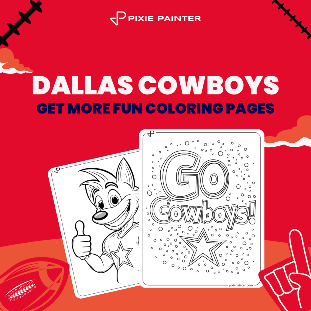 Dallas Cowboys Coloring Pages