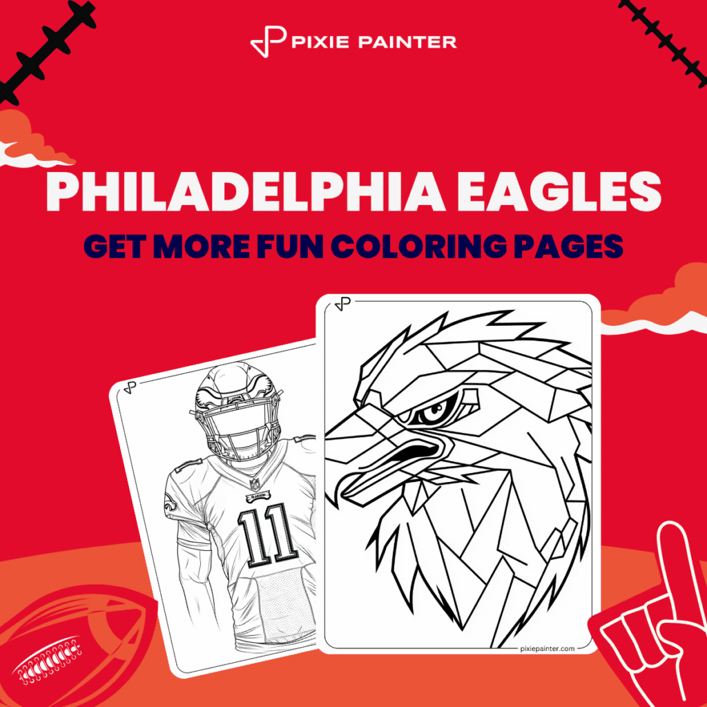 Philadelphia Eagles Coloring Pages