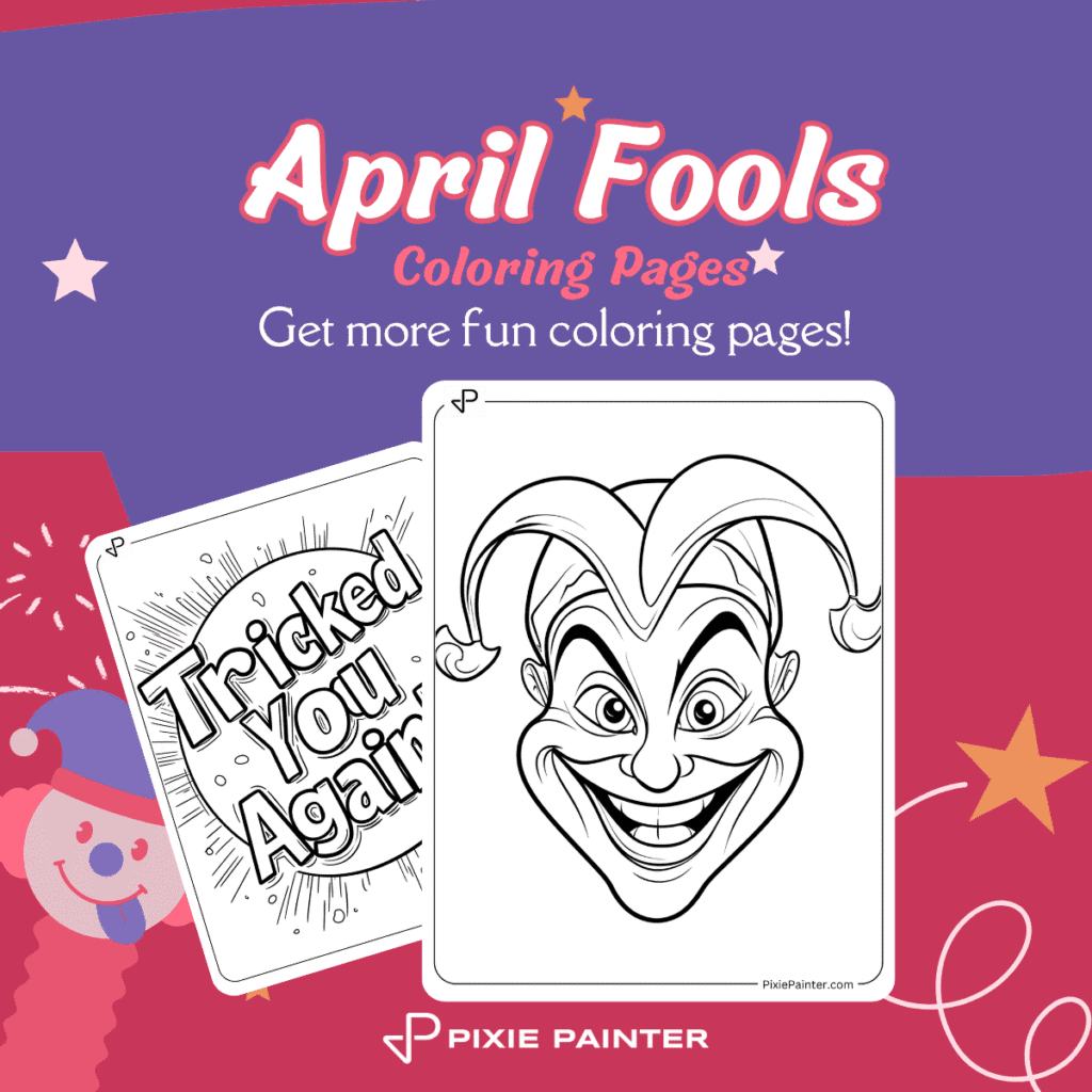 April Fool Coloring Pages