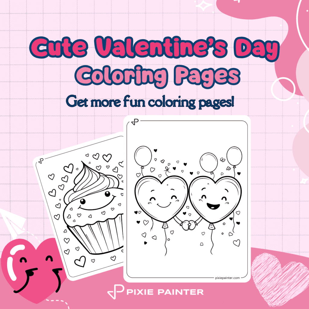 Cute Valentine's Day Coloring Pages