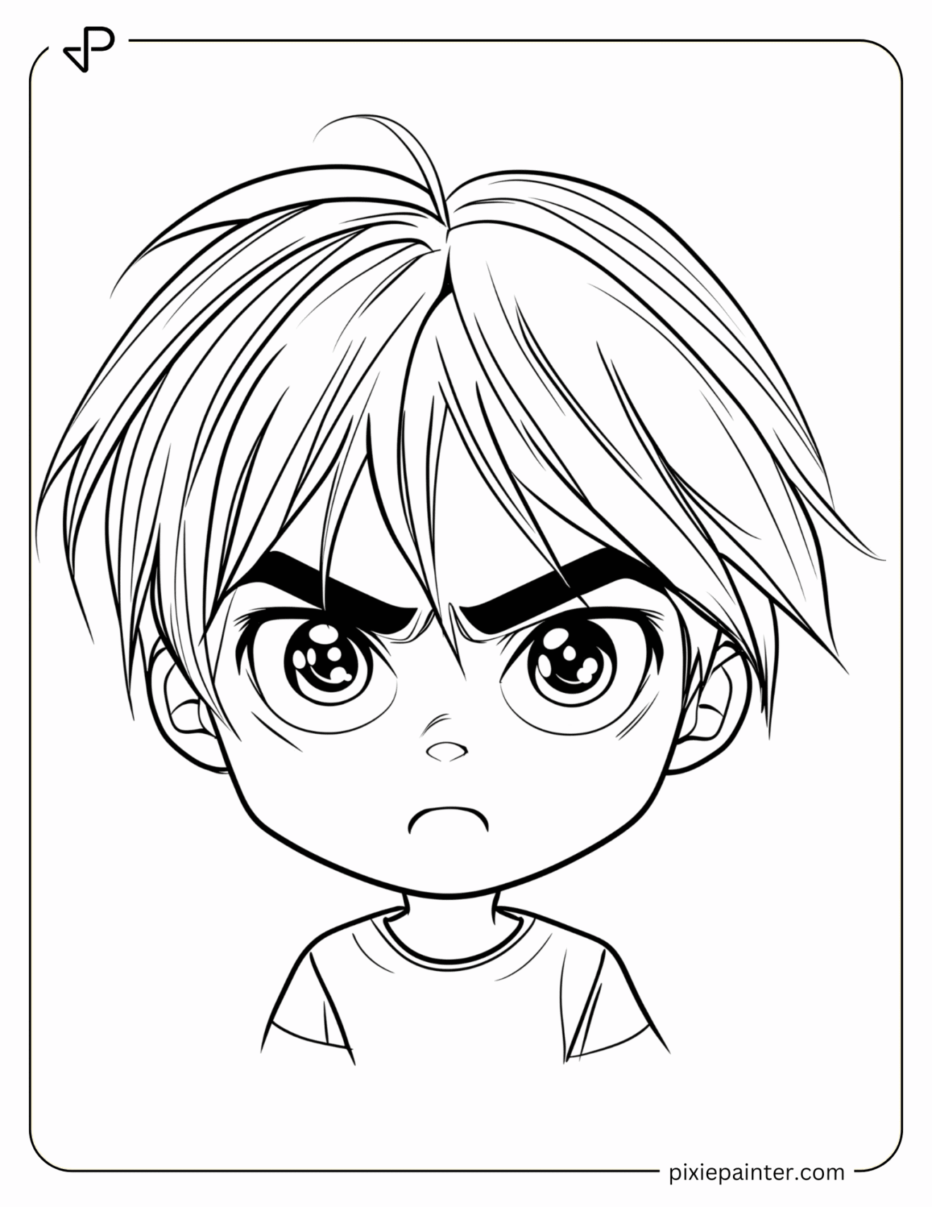 29 Cute Anime Characters Coloring Pages [Free PDFs] - Pixie Painter