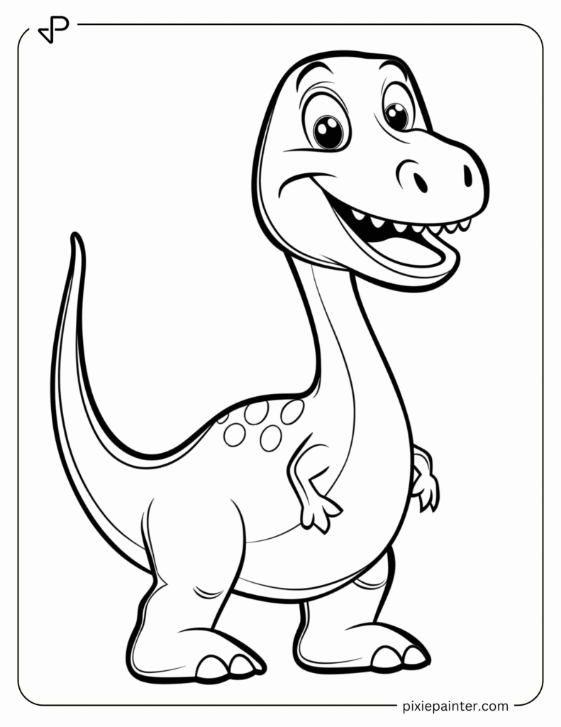 10. Friendly Dinosaur Character