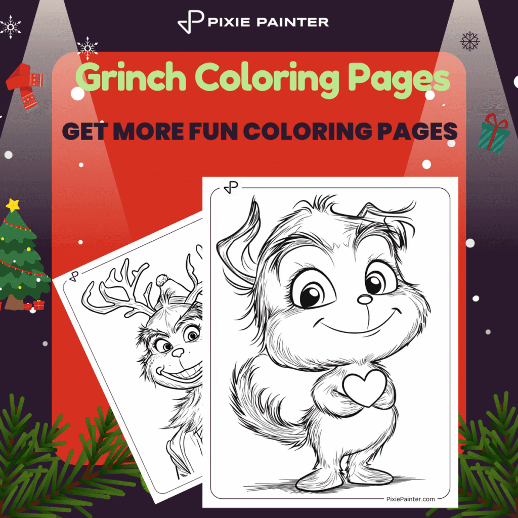 Grinch Coloring Pages