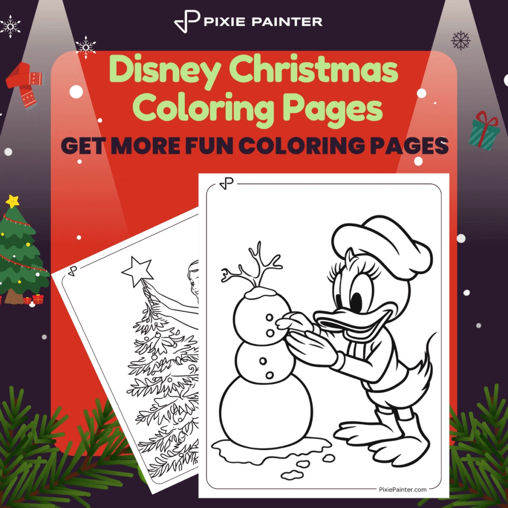 Disney Christmas Coloring Pages