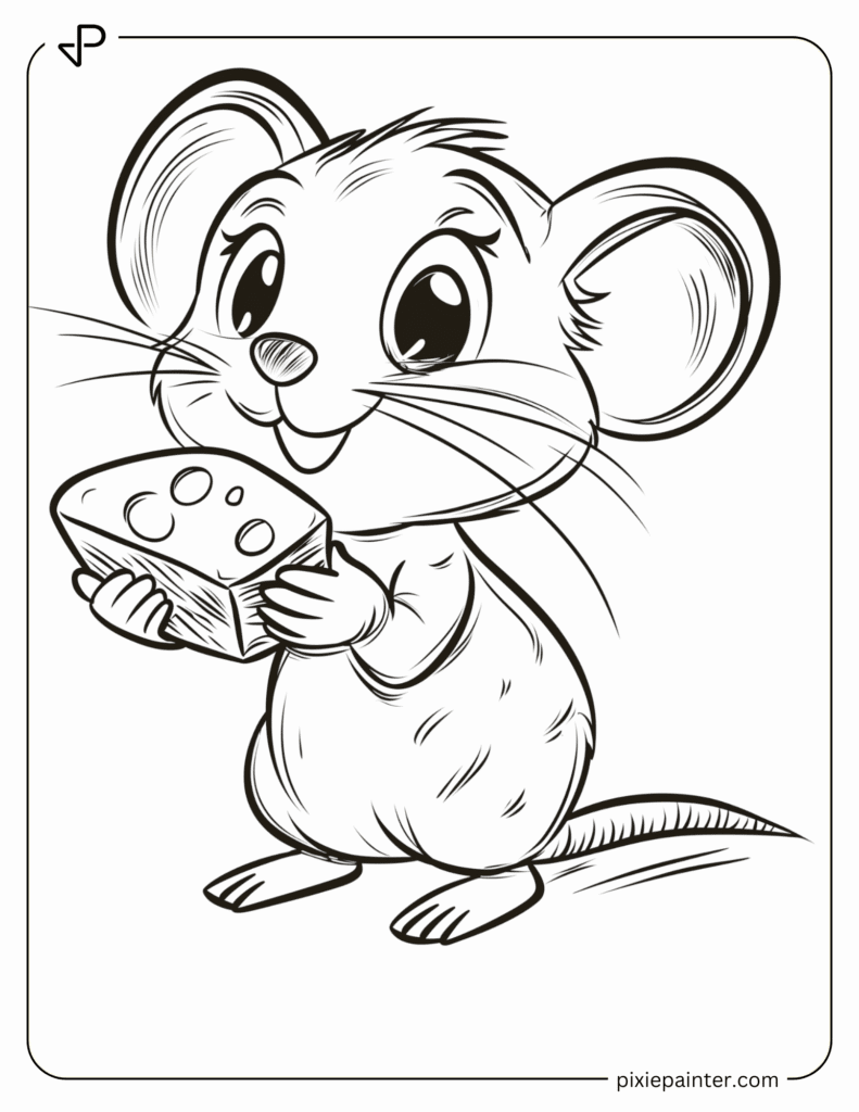 17. Cute Mouse Character