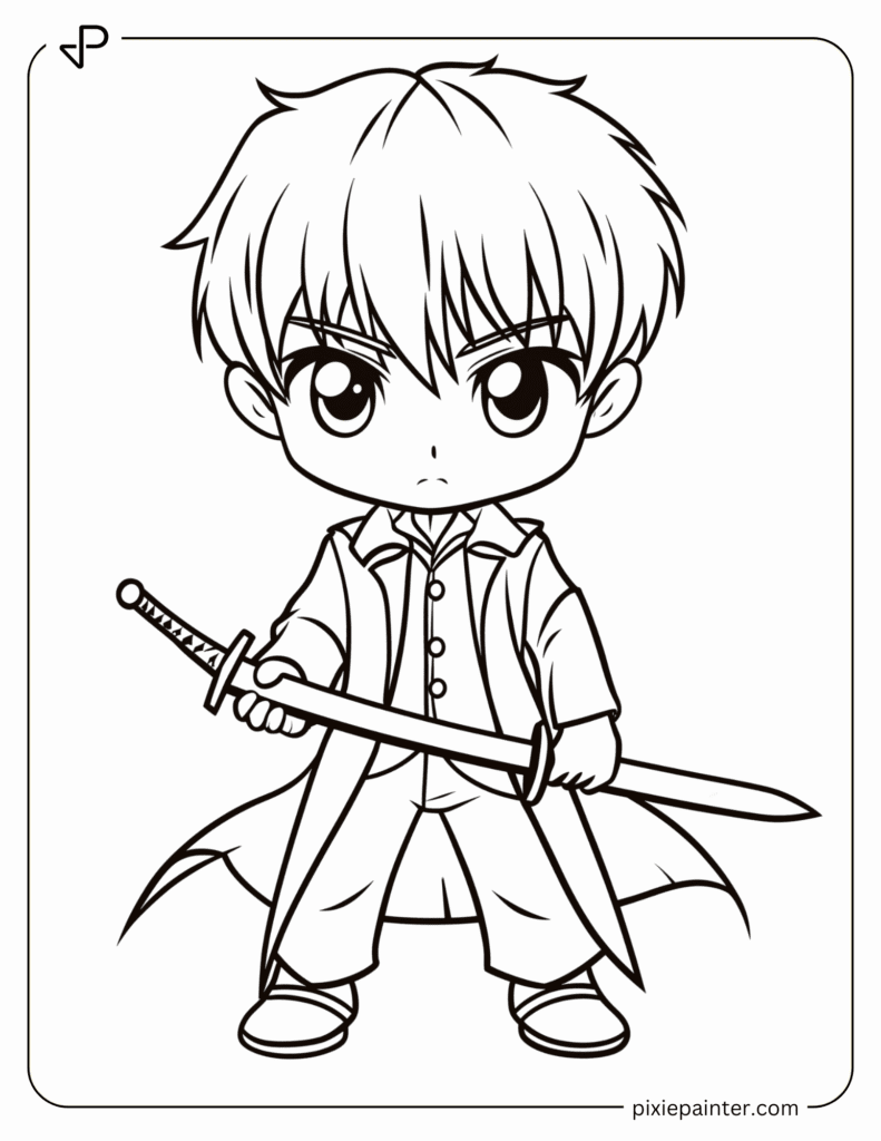 21. Anime Boy With a Sword