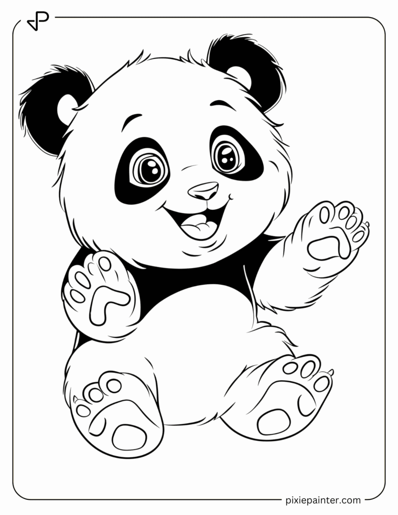 21. Cute Panda Character