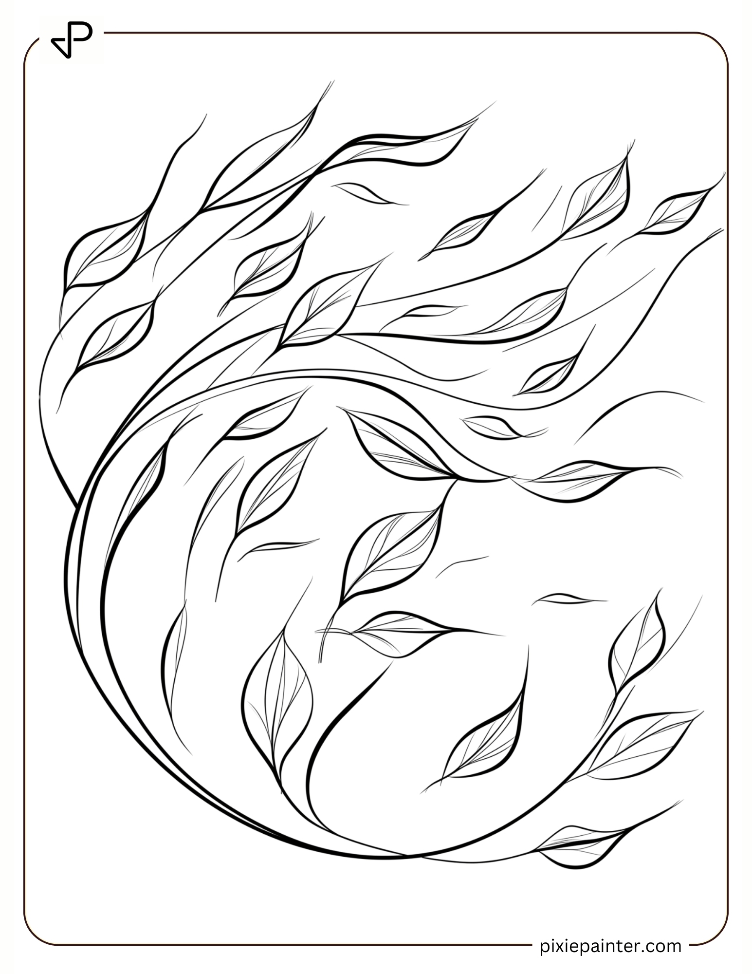 21. March Wind Carrying Leaves