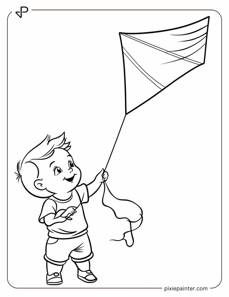 22. March Wind Blowing a Kite
