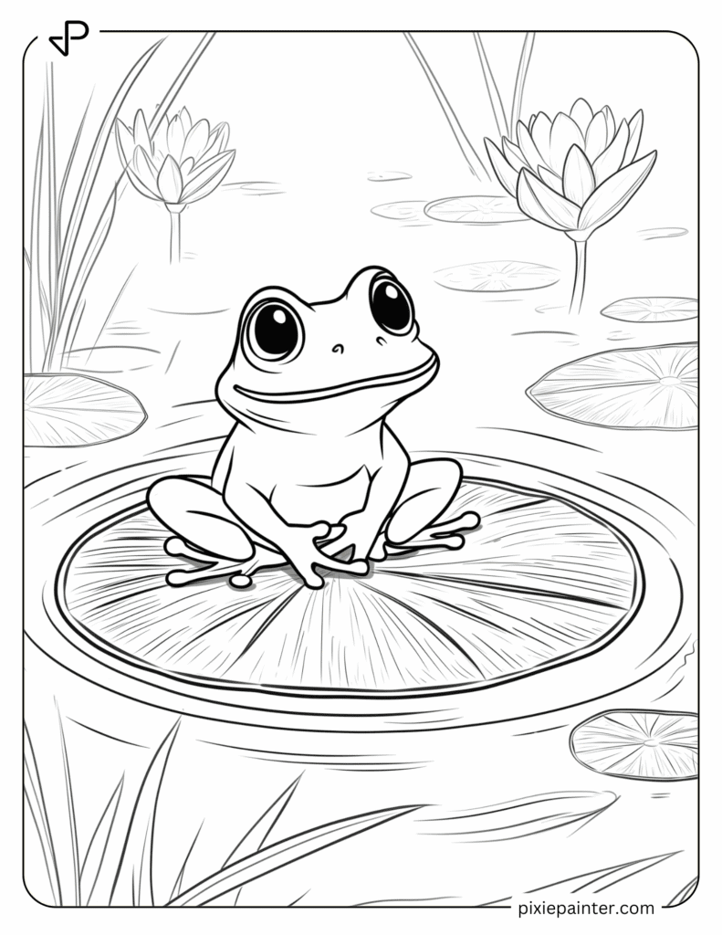 24. Smiley Frog Character
